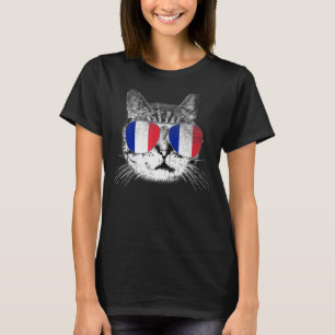 Frankrijk Frankrijk Frankrijk vliegt op vliegende  T-shirt