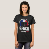 Frankrijk Frankrijk Vlagmoeder T-shirt (Voorkant volledig)