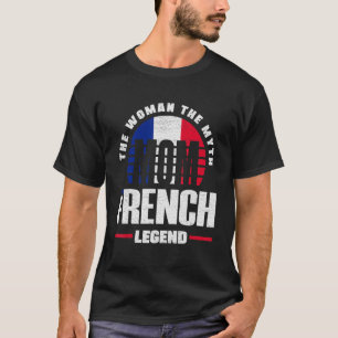 Frankrijk Frankrijk Vlagmoeder T-shirt