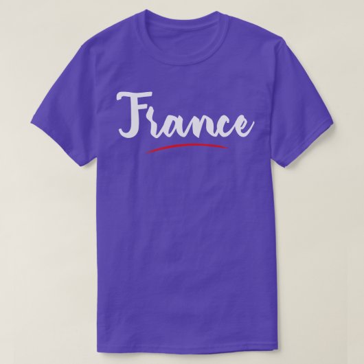 Frankrijk Frans 1 T-shirt (Design voorkant)