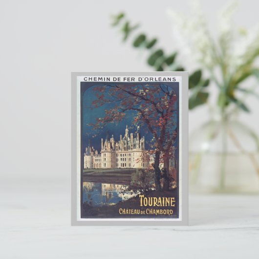  Frankrijk Frans Chateau Chambord Reizen Briefkaart (Staand voorkant)