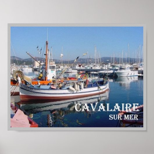 Frankrijk - Frans Riviera - Côte d'Azur - Poster (Voorkant)