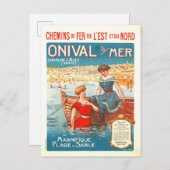 Frankrijk Frans  Zee voor de Oostzee Briefkaart (Voorkant / Achterkant)