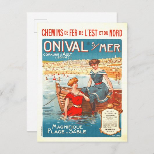 Frankrijk Frans Zee voor de Oostzee Briefkaart (Voorkant / Achterkant)