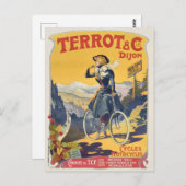  Frankrijk Franse Fietsreizen Advertentie Briefkaart (Voorkant / Achterkant)