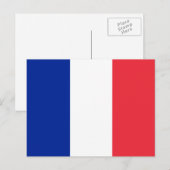Frankrijk - Franse nationale vlag Briefkaart (Voorkant / Achterkant)