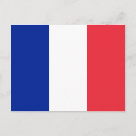 Frankrijk - Franse nationale vlag Briefkaart (Voorkant)