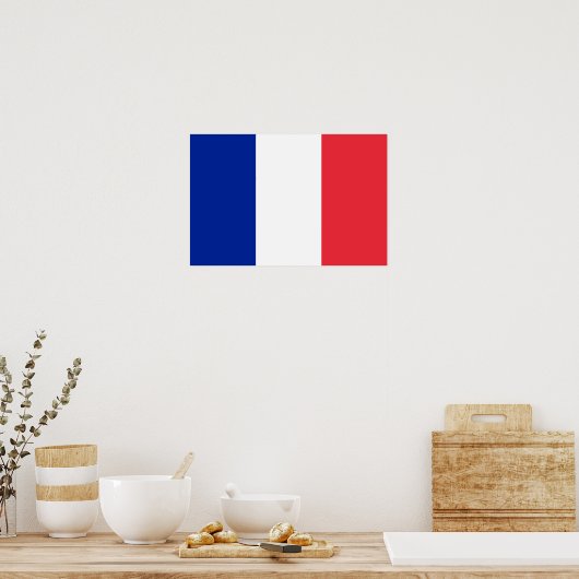 Frankrijk - Franse nationale vlag Poster (Keuken)