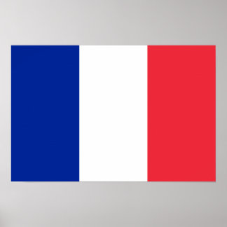 Frankrijk - Franse nationale vlag Poster