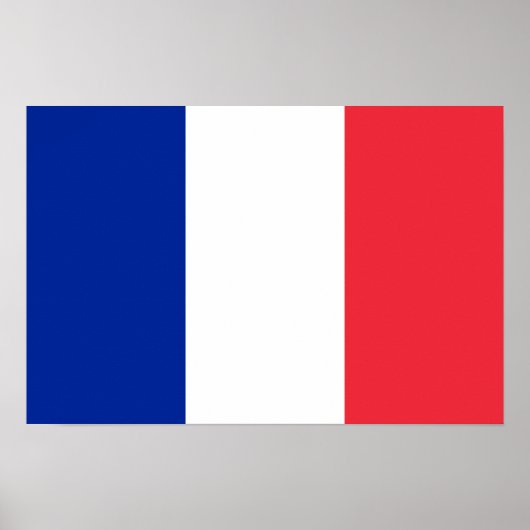 Frankrijk - Franse nationale vlag Poster (Voorkant)