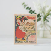  Frankrijk Franse Spa Cafe Restaurant Reizen Briefkaart (Staand voorkant)