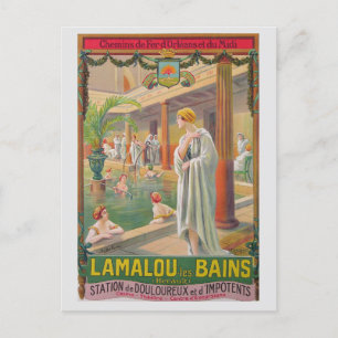  Frankrijk Franse Spa Hot Springs Reizen Briefkaart