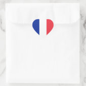 Frankrijk/Franse vlag Hart Sticker (Tas)