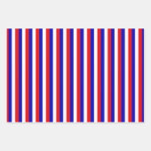 Frankrijk Franse vlag strepen ontwerp Inpakpapier Vel (Voorkant 3)
