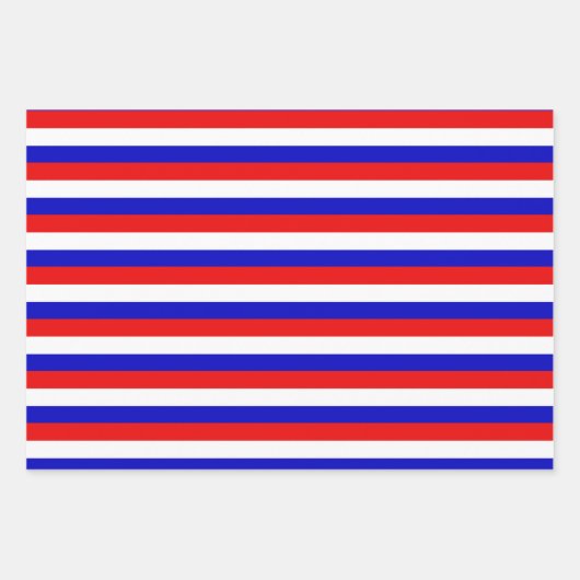 Frankrijk Franse vlag strepen ontwerp Inpakpapier Vel (Voorkant 2)