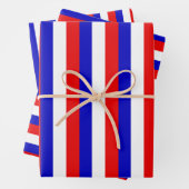 Frankrijk Franse vlag strepen ontwerp Inpakpapier Vel (In situ)