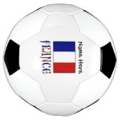 Frankrijk Franse vlag zwart gepersonaliseerd Voetbal (Gedraaid)
