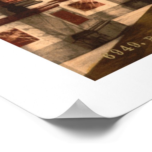  Frankrijk, Galerij van Mirrors Versailles Poster (Hoek)