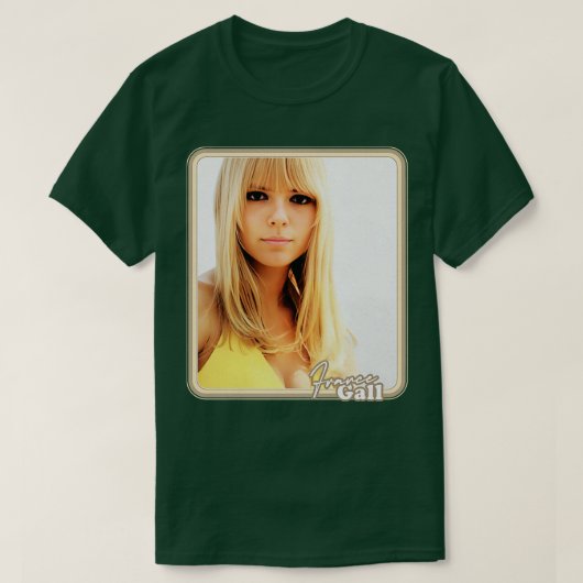 Frankrijk Gall Retro Style Design T-shirt (Design voorkant)