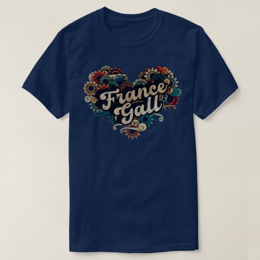 Frankrijk Gall VIGNETTE  KLEUR T-shirt (Design voorkant)