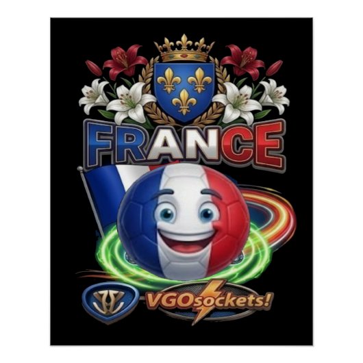 Frankrijk-GBall Perfect Poster (Voorkant)