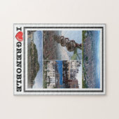 Frankrijk - Grenoble - I Love - Legpuzzel (Horizontaal)