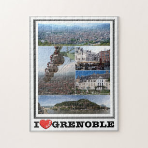 Frankrijk - Grenoble - I Love - Legpuzzel