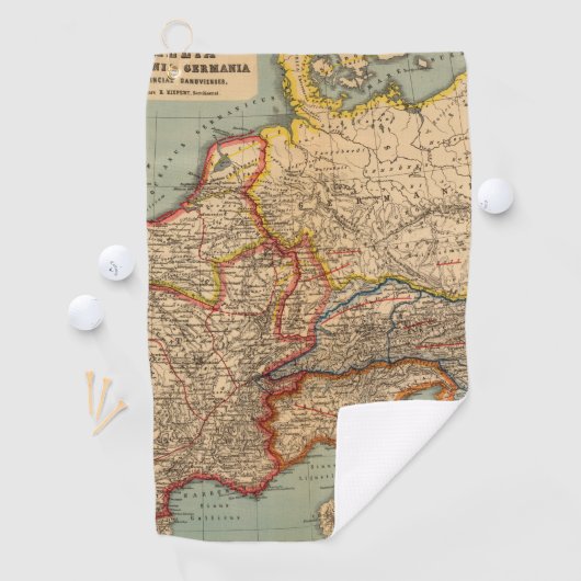 Frankrijk, Groot-Brittannië, Duitsland Golfhanddoek (Insitu)
