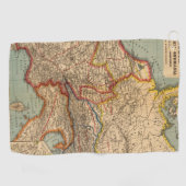 Frankrijk, Groot-Brittannië, Duitsland Golfhanddoek (Horizontaal)