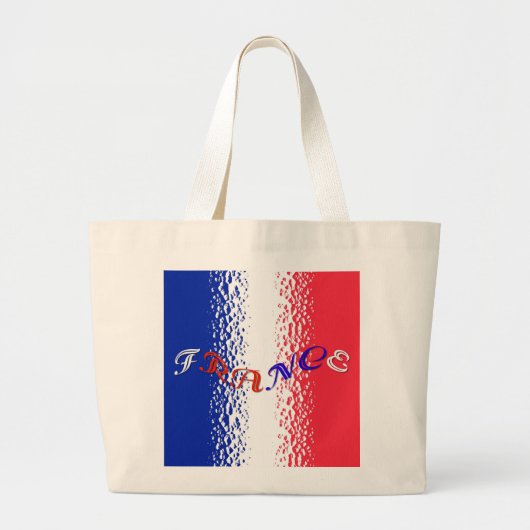 Frankrijk Grote Tote Bag (Voorkant)