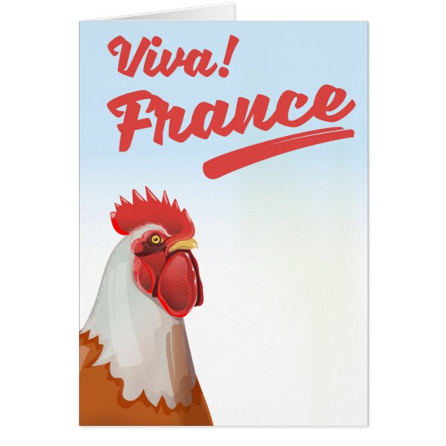 Frankrijk Haantje reisposter (Voorkant)