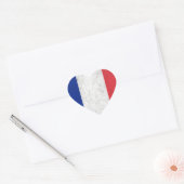 Frankrijk Hart Sticker (Envelop)
