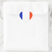 frankrijk hartvlag hart sticker (Tas)