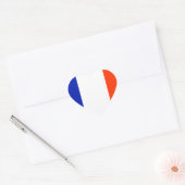frankrijk hartvlag hart sticker (Envelop)