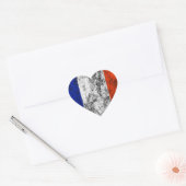 frankrijk hartvlag hart sticker (Envelop)