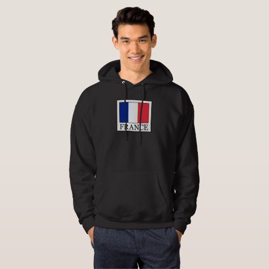 Frankrijk Hoodie (Voorkant volledig)