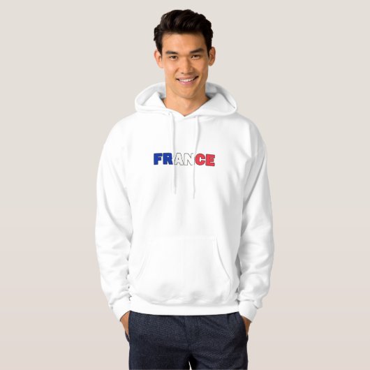Frankrijk Hoodie (Voorkant volledig)