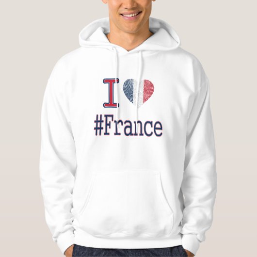 Frankrijk Hoodie (Voorkant)