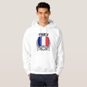 Frankrijk Hoodie (Voorkant volledig)