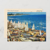 Frankrijk, Hyeres, haven- en zeilboten Briefkaart (Voorkant / Achterkant)