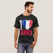 Frankrijk ik hou van Frankrijk T-shirt (Voorkant volledig)