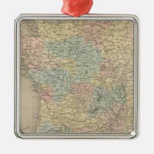 Frankrijk in 1789 2 metalen ornament