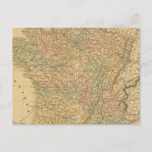 Frankrijk in 1789 briefkaart (Voorkant)