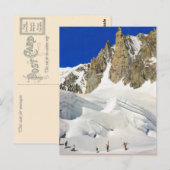 Frankrijk, in de Franse Alpen Briefkaart (Voorkant / Achterkant)