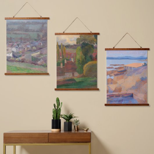 Frankrijk in de kunstsector hangend wandkleed (Asymmetrisch)