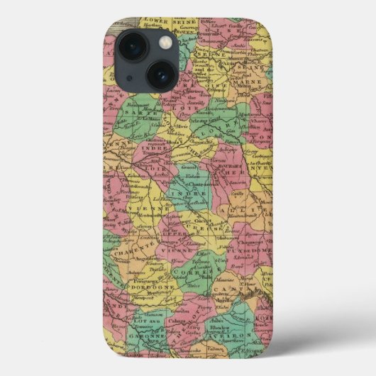 Frankrijk, in Departments Case-Mate iPhone Case (Achterkant)