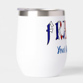 Frankrijk in Franse vlag Kleuren Gepersonaliseerd (Rechts)