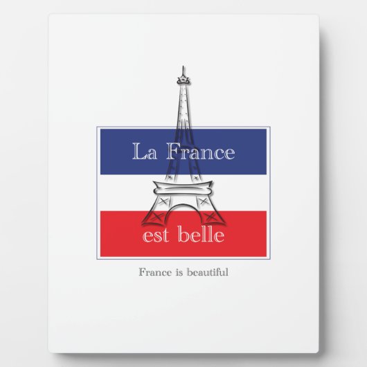 Frankrijk is mooi fotoplaat (Voorkant)