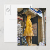 Frankrijk, Jura, Arbois; beeld van een wijnbereide Briefkaart (Voorkant / Achterkant)