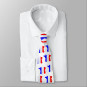Frankrijk kaart en vlag Stropdas (Gebonden)